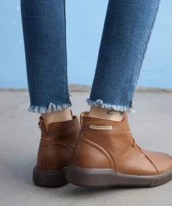 XR Shoes Modern Lace-Up Leather Boots - Rumour Has It