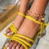 HT En Bloom | Bumblebee Ring Toe Block Heel Sandal