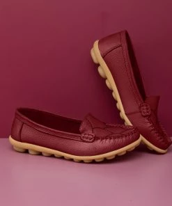 ATC Contrast-Stitch Leather Loafers - MAMA LOVE Shop Loafer