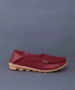 ATC Side Metallic Trim Leather Loafers - MAMA LOVE Shop Loafer