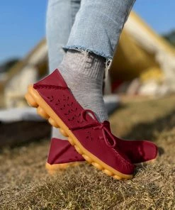 ATC Side Tie Laser Cut Round-Toe Loafers - MAMA LOVE