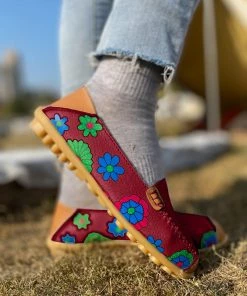 ATC Floral Print-Accent Leather Loafers - MAMA LOVE 32 ATC Floral Print-Accent Leather Loafers - MAMA LOVE