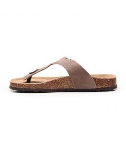 GLF Maibulun | Camel Suede T-Strap Leather Sandals New In Shoes