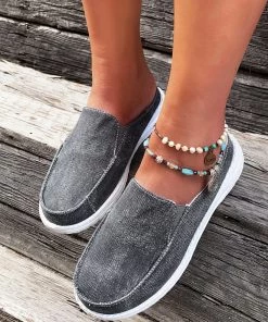 HT En Bloom | Charcoal Canvas Gianna Mule