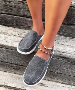 HT En Bloom | Charcoal Canvas Gianna Mule