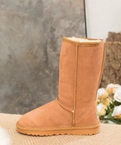 XH SMAIBULUN UGG™ | Signature Faux Fur-Lined Suede Mid-Length Boots