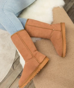 XH SMAIBULUN UGG⢠| Signature Faux Fur-Lined Suede Mid-Length Boots