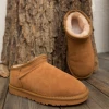 XH SMAIBULUN UGG™ | Fur-Lined Suede Low Ankle Boots
