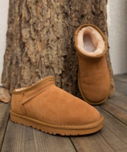 XH SMAIBULUN UGG⢠| Fur-Lined Suede Low Ankle Boots