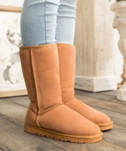 XH SMAIBULUN UGG™ | Signature Faux Fur-Lined Suede Mid-Length Boots