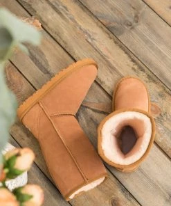 XH SMAIBULUN UGG™ | Signature Faux Fur-Lined Suede Mid-Length Boots