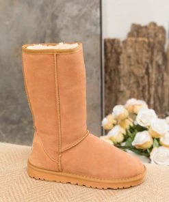 XH SMAIBULUN UGG™ | Signature Faux Fur-Lined Suede Mid-Length Boots