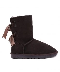 XH SMAIBULUN UGG™ | Ribbon Back Double-Bow Suede Boots New In Shoes