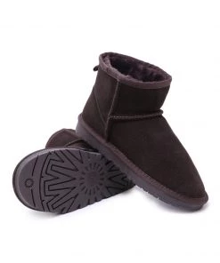 XH New In Shoes SMAIBULUN UGG™ | Faux Fur-Lined Suede Low Boots