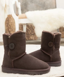 XH New In Shoes SMAIBULUN UGG™ | Faux Fur-Lined Classic Side Button UGG