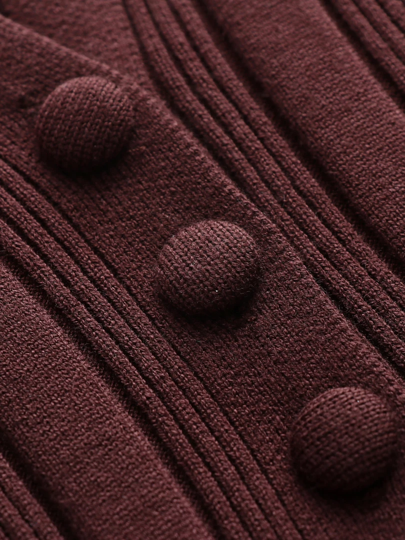 MY NEW ARRIVALS Smaibulun | TAMIA Bell Cuff Knit Shirt Jacket - Chocolate 2 MY NEW ARRIVALS Smaibulun | TAMIA Bell Cuff Knit Shirt Jacket - Chocolate