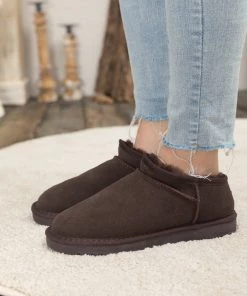 XH New In Shoes SMAIBULUN UGG™ | Fur-Lined Suede Low Slipper Boots