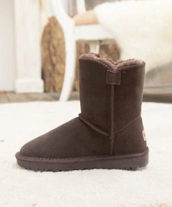 XH New In Shoes SMAIBULUN UGG™ | Faux Fur-Lined Classic Side Button UGG