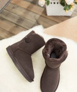 XH New In Shoes SMAIBULUN UGG™ | Faux Fur-Lined Classic Side Button UGG
