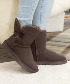 XH New In Shoes SMAIBULUN UGG™ | Faux Fur-Lined Classic Side Button UGG