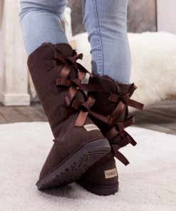 XH SMAIBULUN UGG™ | Triple Back-Bow Chocolate Leather Suede Boots New In Shoes 15 XH SMAIBULUN UGG™ | Triple Back-Bow Chocolate Leather Suede Boots New In Shoes