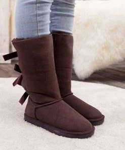 XH SMAIBULUN UGG™ | Triple Back-Bow Chocolate Leather Suede Boots New In Shoes 16 XH SMAIBULUN UGG™ | Triple Back-Bow Chocolate Leather Suede Boots New In Shoes