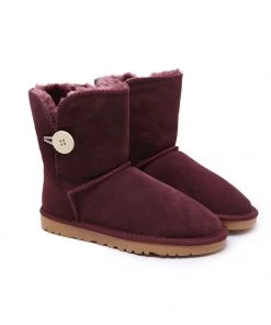 XH New In Shoes SMAIBULUN UGG™ | Faux Fur-Lined Classic Side Button UGG