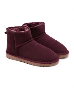 XH New In Shoes SMAIBULUN UGG™ | Faux Fur-Lined Genuine Suede Low Boot