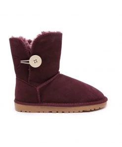 XH New In Shoes SMAIBULUN UGG™ | Faux Fur-Lined Classic Side Button UGG