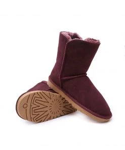 XH New In Shoes SMAIBULUN UGG™ | Faux Fur-Lined Classic Side Button UGG