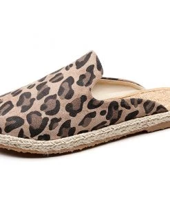 TC Leopard Jade Mules Espadrilles - Cactus Rose New In Shoes