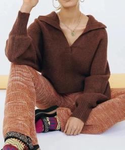 YL En Bloom | Coffee Ugly Sole Sock Boots