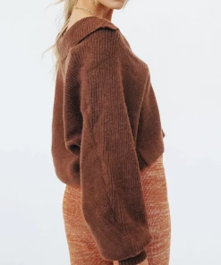 MY New In Clothing Smaibulun | Pernille Knit Top - Coffee 7 MY New In Clothing Smaibulun | Pernille Knit Top - Coffee