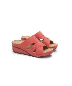 SMAIBULUN Sales 20 New In Shoes Perforated Crisscross Sip On Wedge Sandals - SIKETU