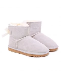 XH SMAIBULUN UGG™ | Ribbon Butterfly Bow-Back Faux Fur-Lined Suede Boots New In Shoes 28 XH SMAIBULUN UGG™ | Ribbon Butterfly Bow-Back Faux Fur-Lined Suede Boots New In Shoes