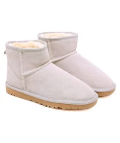 XH New In Shoes SMAIBULUN UGG™ | Faux Fur-Lined Genuine Suede Low Boot