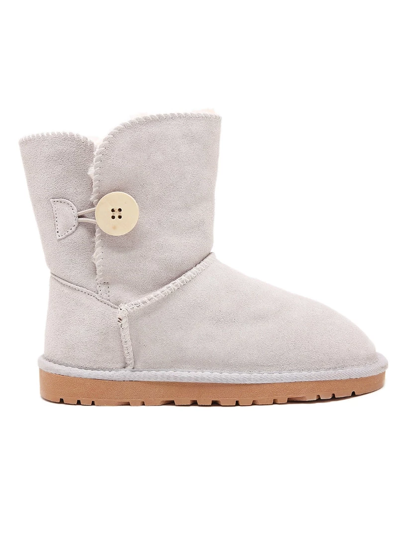 XH SMAIBULUN UGG™ | Faux Fur-Lined Classic Side Button Suede Boot New In Shoes 10 XH SMAIBULUN UGG™ | Faux Fur-Lined Classic Side Button Suede Boot New In Shoes