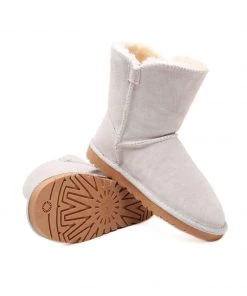 XH SMAIBULUN UGG™ | Faux Fur-Lined Classic Side Button Suede Boot New In Shoes 30 XH SMAIBULUN UGG™ | Faux Fur-Lined Classic Side Button Suede Boot New In Shoes