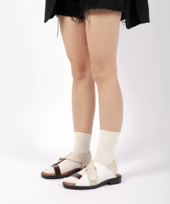 Jady Rose JADYROSE | LEANORA BEIGE CONTRAST SANDAL