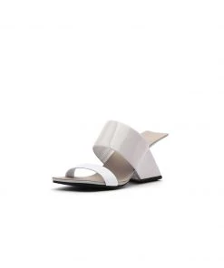 Jady Rose NEW ARRIVALS JadyRose | Signature Open-Heel Leather Slide Sandal - Cream