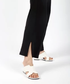 Jady Rose JADYROSE | GIVEN CREAM LEATHER OPEN TOE SLIDE New In Shoes