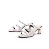 Jady Rose NEW ARRIVALS JadyRose | Isora Triple Bow Strap Heel Pump - Cream