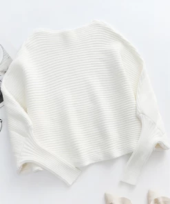 MY New In Clothing Smaibulun | GISELE Lantern Sleeve Long Cuff Knit Top - Cream