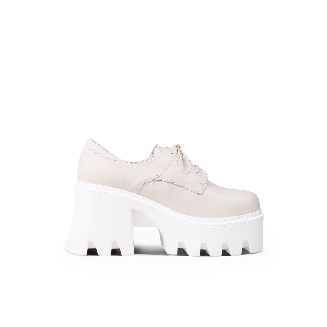 Jady Rose Genuine Leather Freesia Lace-Up Chunky Heel Platform Oxford Shoes- JadyRose 9 Jady Rose Genuine Leather Freesia Lace-Up Chunky Heel Platform Oxford Shoes- JadyRose