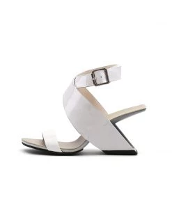 Jady Rose S/S 2022 Twist Strap Open-Heel Leather Slide Sandal - JadyRose 26 Jady Rose S/S 2022 Twist Strap Open-Heel Leather Slide Sandal - JadyRose