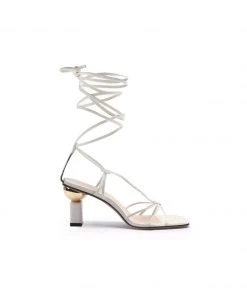 Jady Rose JadyRose | BECKAS Knots Strap Leather Black Sandal