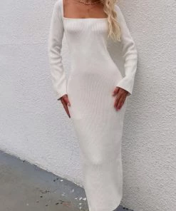 MY New In Clothing Smaibulun Doll | JODENE Cream Midi Length Knit Dress 12 MY New In Clothing Smaibulun Doll | JODENE Cream Midi Length Knit Dress