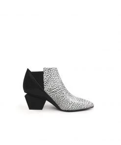 Jady Rose NEW ARRIVALS JadyRose | Geometry-Heel Textile Contrast Color Ankle Leather Boots 10 Jady Rose NEW ARRIVALS JadyRose | Geometry-Heel Textile Contrast Color Ankle Leather Boots