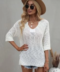 MY New In Clothing CAUGHT KNIT TOP - CREAM 9 MY New In Clothing CAUGHT KNIT TOP - CREAM
