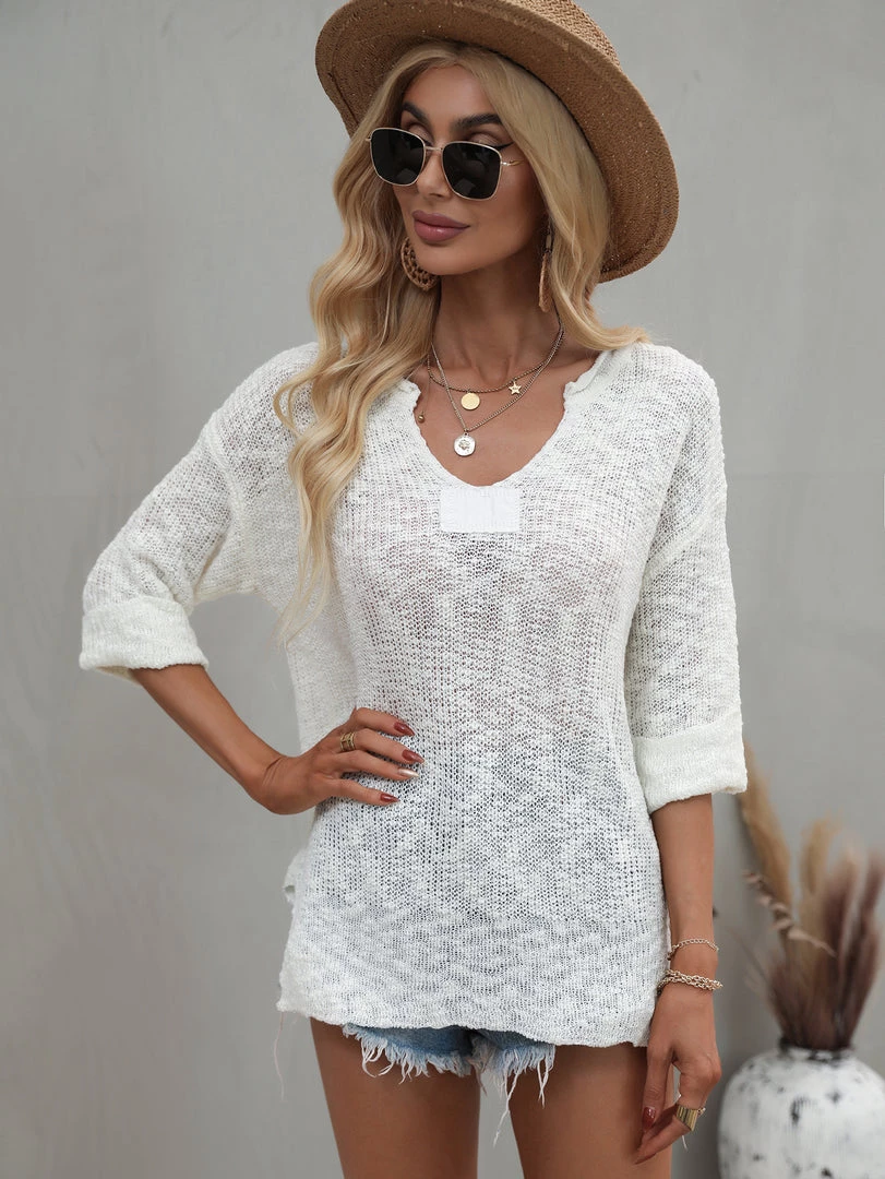 MY New In Clothing CAUGHT KNIT TOP - CREAM 4 MY New In Clothing CAUGHT KNIT TOP - CREAM